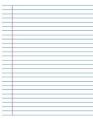White lined writing paper