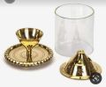 Golden Golden Plain Brass Akhand Diya