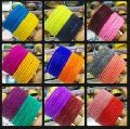 Polished Round Available in Many Colors velvet glass bangles