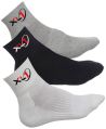 XL1 Multicolor Plain pack of 3 cotton socks