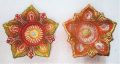 ECD-40	COLORED FIVE FACE AKHAND DIYA