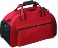 Black and Red Fusion House polyester travel bags