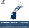 Grip Basket Ball Pole With Double Channel System ( 3.2 Extension)