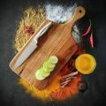 Rectangular Natural wooden chopping board