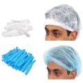 VCOR Healthcare Round Blue Plain disposable bouffant cap