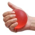 VCOR Healthcare Silicone Rounded Red exercise gel ball