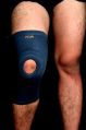 VCOR Healthcare Cotton Grey open patella knee brace