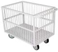 Iron Stainless Steel Polished Available In Many Colors textile material handling trolley