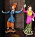 Multicolor bhangra couple showpiece