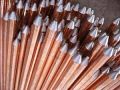 Copper Galvanized Iron Pure Copper Polished Solid Round Light Brown Earthing Rod