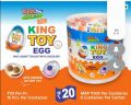 Oval kids park king toy milk choco egg