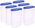 Plastic Smooth 2500ml oval containers