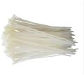 White Polished natural nylon cable ties
