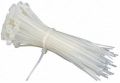 White Polished Nylon self locking cable ties