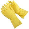 Yellow safety gloves