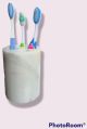 White Marble Toothbrush Holder