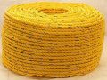 Plastic Yellow Twisted polypropylene ropes