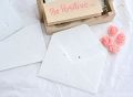 Recycled Cotton wildflower seed paper envelope