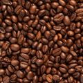 Brown Fermented roasted coffee beans