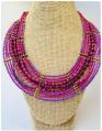 Beads Multicolor Abdul Handicraft ladies beaded necklace