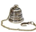 Polished Round Silver brass hanging bell