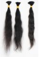 Human Hair 100-150gm Black Brownish bulk raw virgin indian hair