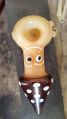 Polish mushroom shape glass smoking pipe