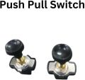 Plastic and Metal Black Vicky push pull switch