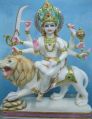 4.6 Feet Marble Durga Mata Statue