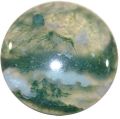 Round Moss Agate