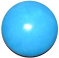 Round Reconstitued Turquoise