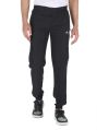 STAR THE VISION Cotton Black Plain Printed men ns polyester cargo track pant