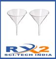 Conical Transparent Glass Funnel