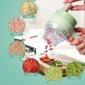 Plastic Green Manual Aibzi portable electric vegetable cutter set