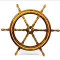 Wooden Ship Wheel