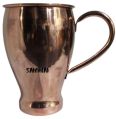 Sahi Hai COPPER COLOR ROUND copper  glass goblet tumbler cup