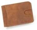 Brown Plain Plain mens leather wallet