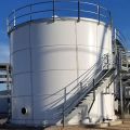 Mild Steel Round White zincalume steel industrial water storage tank
