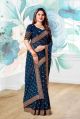 Multicolor Work Saree Parvati Fabrics ladies shimmer chiffon saree