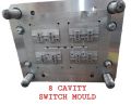Material Harden Meterial As per customet requirment New 8 cavity switch moulding dies