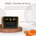 Zoom Square Solid Haldi Chandan & Kesar haldi chandan kesar soap