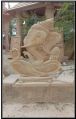 Teakwood Sandstone Ganesha Statue