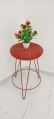 Non Polished Round Multicolour iron flower pot stand