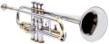 Trumpet Nickle + Brass Professional Instrument Bb Pitch Free Hard Case &amp;amp; Mouthpiece