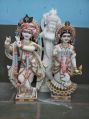 Shivani murti kala Kendra Multicolores Printed Rajnagar - Makrana 60kg marble radha krishna moorti