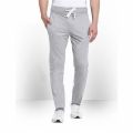 Grey Plain mens cotton track pants