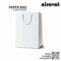 Carted Paper White Printed Plain paper bags
