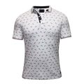 Cotton Mens Printed Polo T-Shirt