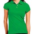 Ladies Green Polo T-Shirt