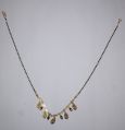 Brass Single Chain Leaves Mangalsutra With Pendant